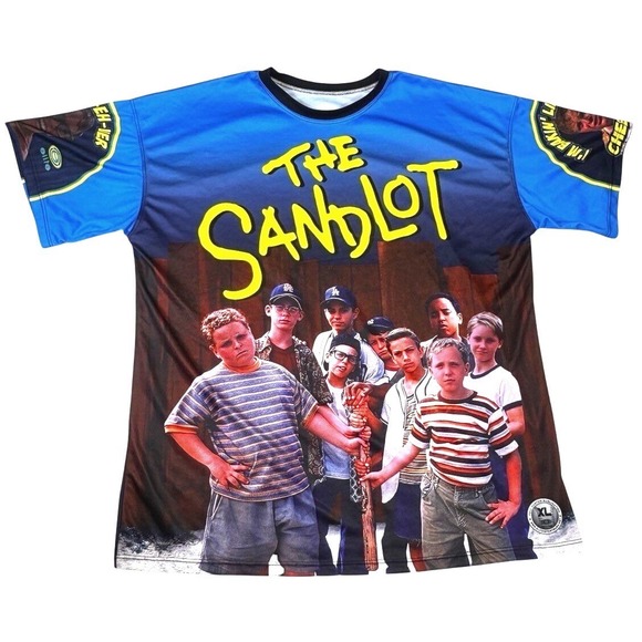The Sandlot Movie All Over Print T Shirt Adult XL Elite Sportswear Baseball - Picture 3 of 9